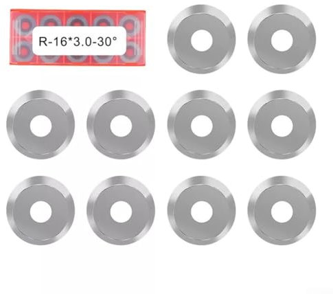 16Mm Rotondo Carburo Inserti Carburo di Ricambio Frese Per La Lavorazione Del Legno FAI DA TE Tornio Tornio Legno Hollower Finitori Strumenti 1