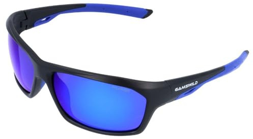 Gamswild WS4034 Sportbrille Sonnenbrille TR90 polarisiert Fahrradbrille Skibrille Damen Herren Unisex Leichtgewicht| grün | blau| braun |