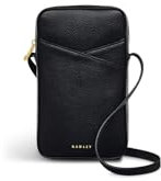 Radley London Alpha Road Women's Grained Leather Medium Phone Crossbody, Black