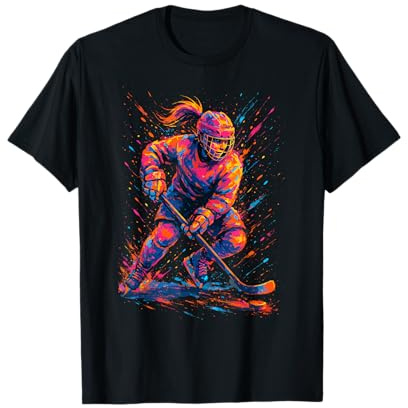 Gráfico de hockey sobre hielo y hockey sobre hielo | Mujeres, niñas y adolescentes Camiseta