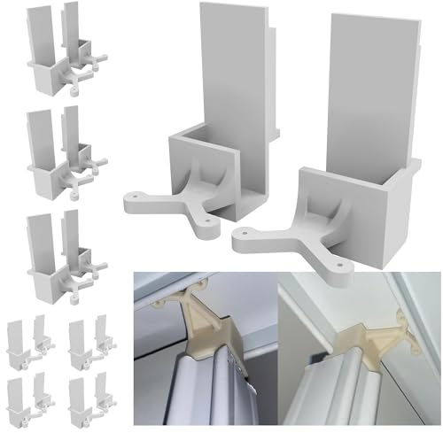 LOT DE 16 GUIDES POUR PORTE DE PLACARD COULISSANTE | GRAND & PETIT | REMPLACEMENT COMPATIBLE AVEC FORM/OPTIMUM CASTORAMA, BRICO DÉPÔT, LEROYMERLIN ETC…