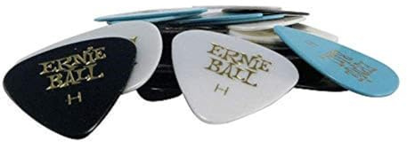 Ernie Ball Heavy Assorted Color Cellulose Picks, bag of 24