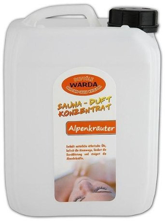 Warda Saunaaufguss Alpenkräuter 5 l Kanister - Fünf Liter Konzentrat