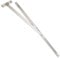 1 x 500mm Stainless Steel Restrictor Door Stay with Adjustable Friction pad - Holds Open at 135°
