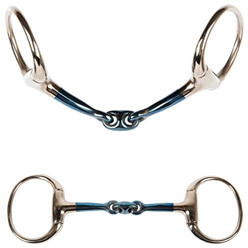 Harry´s Horse Olivenkopftrense Sweet Iron doppelt gebrochen 13mm, Größe:13.5