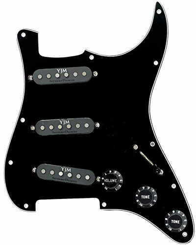 Seymour Duncan Yngwie Loaded Pickguard - Black - Electric Guitar Pickup