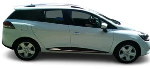Solarplexius Auto-Sonnenschutz Scheiben-Tönung passgenau für Renault Clio Grandtour ab 2014 Keine Folie Komplettsatz
