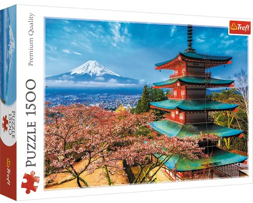 Trefl 261325 Puzzle Mount Fuji, 1500 Teile, Farbig