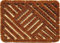 oKu-Tex Fußmatte | Fußabtreter | Türmatte | Drahtgittermatte Brush Design 3 | mit Bürste | Fischgrat | Kokosmatte mit Drahtgitter | für außen | rutschfest | 40x60 cm…