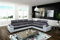 Ecksofa mit Schlaffunktion Ariva - Sofa mit Bettkasten - Schlafsofa - 334 cm x 264 cm - Wohnlandschaft L-Form - verstellbare Kopfstützen - Grau/Weiß - Gewebe mit Kunstleder - Linke Seite 19