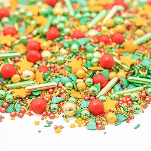 Super Streusel Knusperknäuschen | Zuckerstreusel für Kuchen Kekse Torte uvm. | Alle Zutaten aus der EU | Streuselmix aus Hamburg bekannt aus TV & Print | Ohne AZO-Farbstoffe (90g)