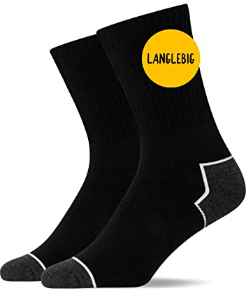 Snocks Unisex Preimum Allrounder Socken Gr. 39-50 I 2 Paar Herren 6 Damen Outdoor & Work Socken Anti-Schweiß I Hochwertige Baumwolle sorgt für Langlebigkeit