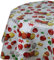 Wachstuch Wachstischdecke Tischdecke Weihnachten Weihnachtskugel Bunt Rund 80 cm abwaschbar Weihnachtstischdecke