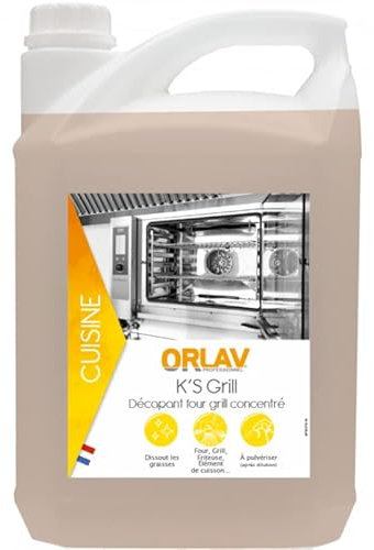 ORLAV - Décapant Dégraissant Concentré Ks Grill 5 Kg