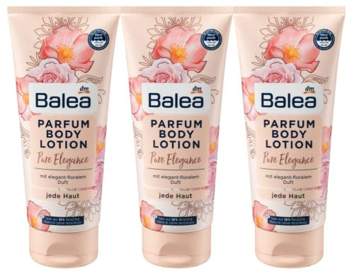 Balea Parfüm Bodylotion Körperlotion Pure Elegance, 3er-Pack (3 x 200 ml)
