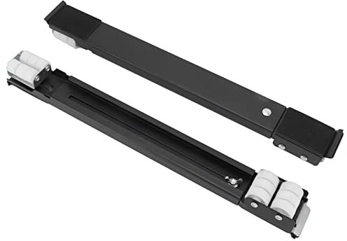 Extensible Appliance Roller Base, Bear 300Kg Heavy Furniture Mover with Double Row 24 Universal Wheels, Appliance Slider for Washer, Refrigerators, Dryers, Dishwashers(Black)