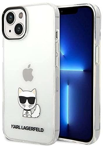 Karl Lagerfeld KLHCP14MCTTR hülle für iPhone 14 Plus 6,7 hardcase transparent Choupette Body