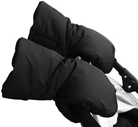 Universal Kinderwagen Handwärmer Winddicht Handschuhe Wasserdicht Kinderwagenmuff Warm Kinderwagen Stulpen Plüsch Gefüttert Handschutz Handmuffen Fleece Buggy Winter Kälteschutz Stroller Muff