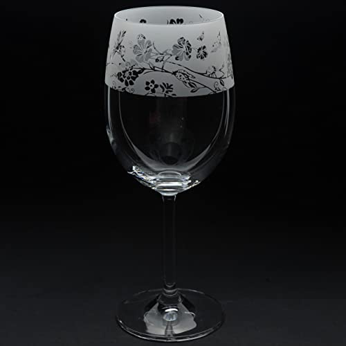 Milford Collection Animo Glass 35cl Wine Glass - Ladybird