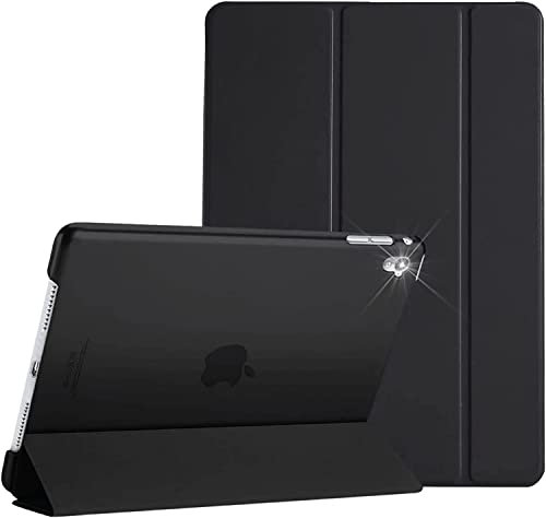 MOBISTAR Case for iPad Mini 4 / Mini 5 Generation - Smart Cover with Auto Sleep/Wake - Ultra Slim Lightweight with Translucent Frosted Back Protector (Black)