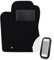 moto-MOLTICO Fahrer Fußmatte Auto Velours Fahrerseite Autoteppiche Schwarz Fahrermatte 1-teilig passend für Toyota Avensis II 2002-2008