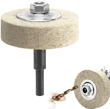 Schleifscheibenadapter und Schleifstein für Bohrer, Schleifkopf aus Metall, elektrische Bohrmaschine in Schleifmaschine umwandeln, 75 mm Außendurchmesser 10 mm Innendurchmesser hellrot