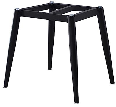Tischbeine Metall Stahl Tischgestell Möbelfüße,Moderne Metall-Esstischbein,Langlebig Tischgestell Schreibtisch Beine,für Esstisch Bürotisch Bartisch Schreibtisch Arbeitstisch (115x115x45cm,Black)