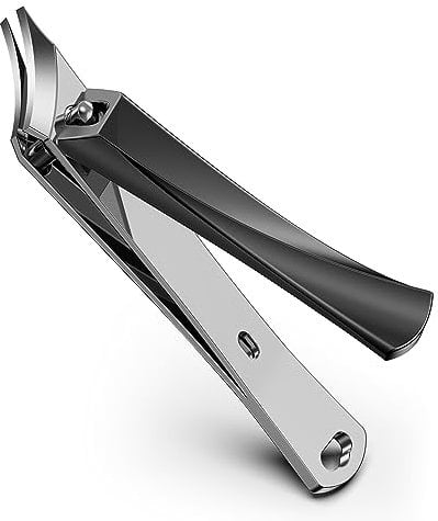FERYES Coupe-ongles incarnés – Coupe-ongles à lame incurvée inclinée pour ongles épais et incarnés, coupe-ongles pour les personnes âgées et les hommes