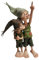 ThinkThings Niedliche Pixie-Statue, Feengarten, Elfenbrüder, Figur, Kunstharz, Handwerk, Geschenk, Desktop-Ornament, Outdoor-Statue für Terrasse, Rasen, Hofdekoration