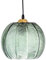 UTZERO Éclairage Lustre En Verre Vert Clair Abat - Jour Plafond Moderne Verre Art Déco Lampe Salon Salle À Manger Chambre Salon Cuisine Îlot Intérieur Lustre Luminaire, E27 Hauteur Réglable, 22Cm/15Cm