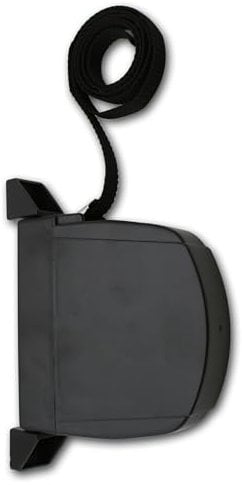 DOJA Barcelona | Recogedor de Persiana Abatible | Recogedor Persiana | Cinta 14mm | Pack 1 | Negro | Recogedor Cinta Persiana Abatible | Recogedor de Cinta Exterior, Enrollador Persiana