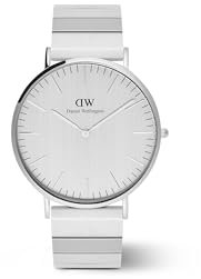 Daniel Wellington Classic Piano Link 40mm Uhr Herren, DW Klassisch Herren Uhr