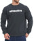 Yageshark Felpa invernale da uomo, in pile, casual, girocollo, foderata, calda, invernale, a maniche lunghe, grigio scuro, M