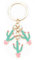 Stainless Steel Cartoon Cactus Keychain, Cute Bag Charm and Backpack Decor for Women, Perfect as Gifts for Her, Birthday Gifts, Friendship Gifts, Mum Gifts, Friendship Gifts for Women, Friends Gifts