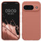 kwmobile Handyhülle kompatibel mit Google Pixel 9 Hülle - Handy Case aus weichem Silikon in Winter Rose