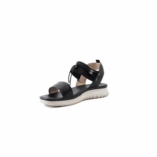 GABYLOU - Modele Lou Sandales Plates A Enfiler Femme Confort Pieds Larges – Talon 2.5 cm – Réglable à Elastique - Bout Rond