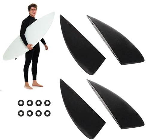 Surfbrett Finne - Langlebige Surf-Flossen - 4er-Set Leichtes Zubehör Für Surfen Schwimmen Tauchen Und Wassersport
