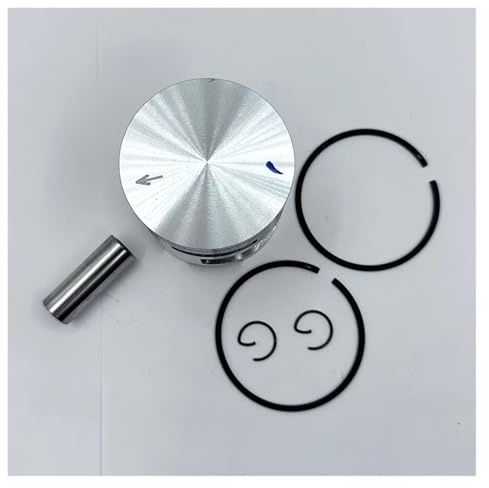 ERTYUYFG Pistone da 51 mm Compatibile con Husqvarna 575 575XP 570 570EPA 570XPEPA 576XP Attrezzi da Giardino Parti for Motosega 525839402 537254502 575 25 73-02