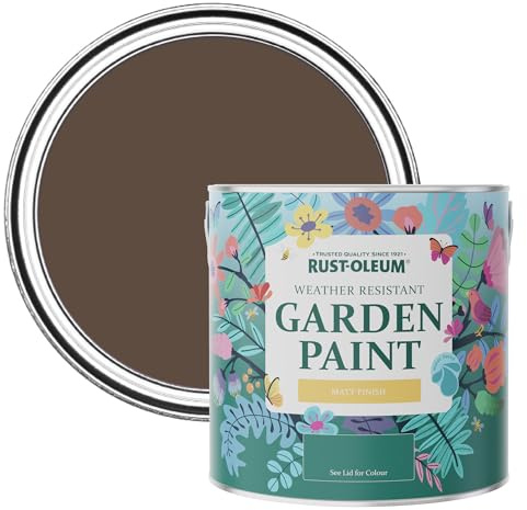 Rust-Oleum Mould Resistant Garden Paint in Matt Finish - Coffee Bean 2.5 litre