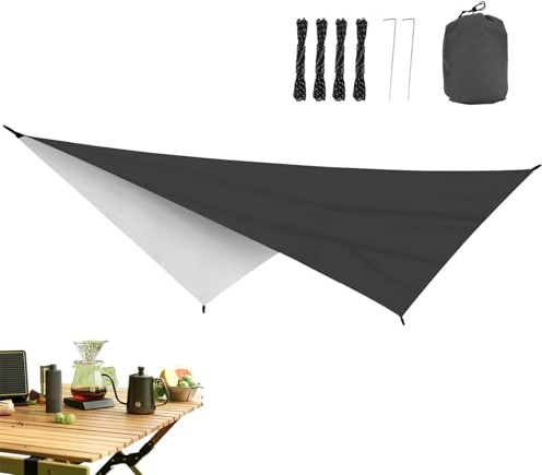 Fbinys Voile D'ombrage Plage,Protection Solaire Abri Store,Toile de Protection Imperméable - pour Jardin Terrasse Camping Pique-Nique Extérieur