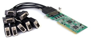 StarTech.com 8 Port Low Profile RS232 PCI Serial Card with 16950 UART - PCI Serial Adapter - PCI rs232 - PCI Serial Card (PCI8S950LP)