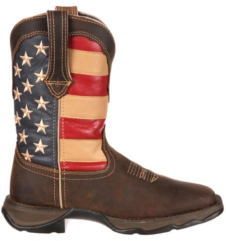Durango Women's RD4414 Boot, Brown/Union Flag, 6.5 M US