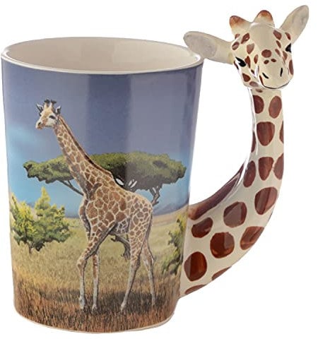 Puckator SMUG22 Mug avec Anse Girafe 8 x 12 x 14,5 cm