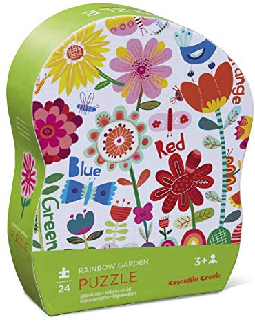 Crocodile Creek Rainbow Garden Puzzle (24 Stück)