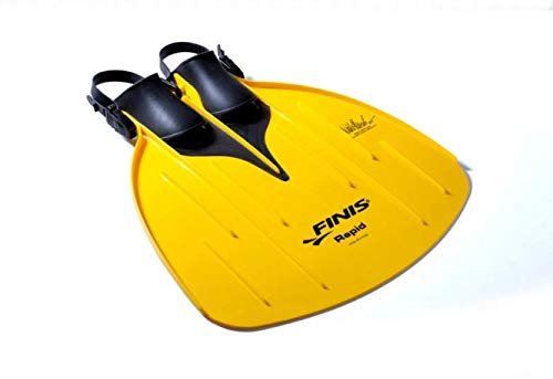 Finis Herren Monofin Training Rapid, Yellow, US M: 8-12, F: 9-13, schwarz