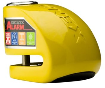 Xena - XX6J 052291 - Anti-Theft Disc Lock Alarm - Yellow