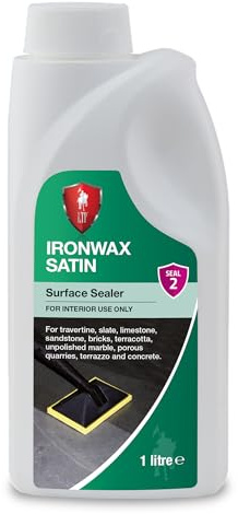LTP Ironwax (LTP Ironwax Satin - 1 Litre - Surface Sealer for Interior Stone)