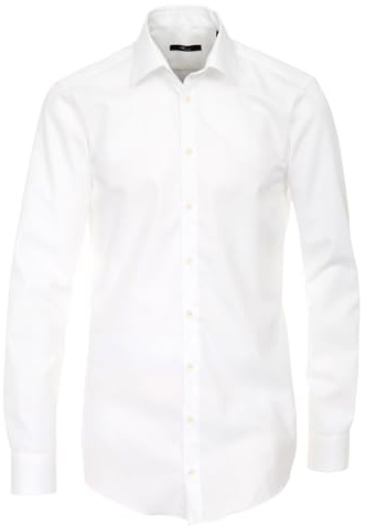 Venti Businesshemd extra Langer Arm 72cm Uni Modern Fit Weiß 41