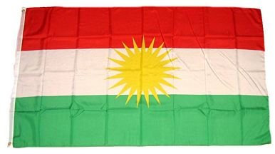 Flagge Fahne Kurdistan 150 x 250 cm FLAGGENMAE®