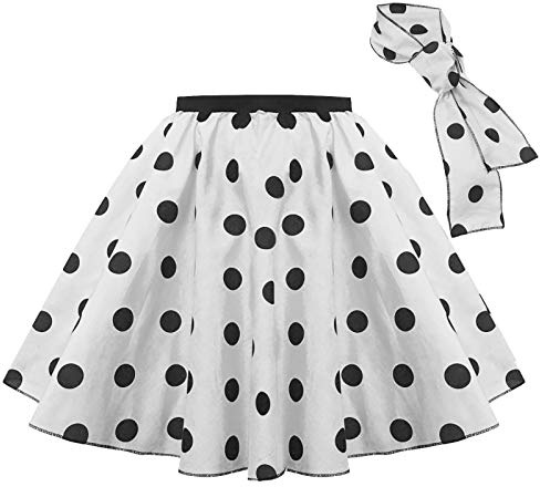 Children's Polka Dot Skirt Rock n Roll 50's/ 60's Style